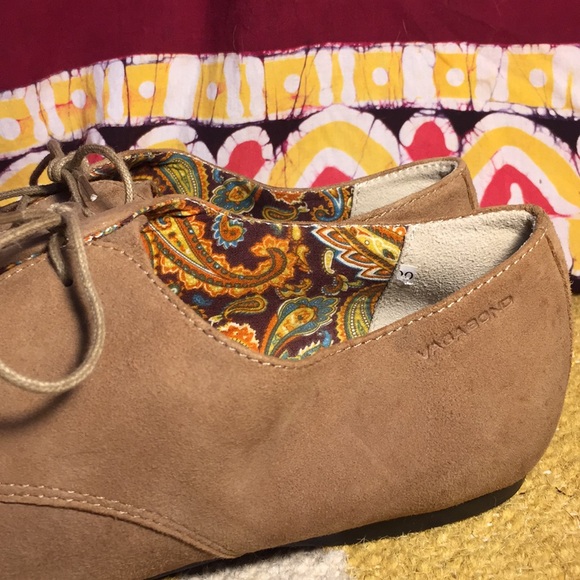 Vagabond Women’s Suede Lace Oxford Pointed Toe 39 - Picture 5 of 8